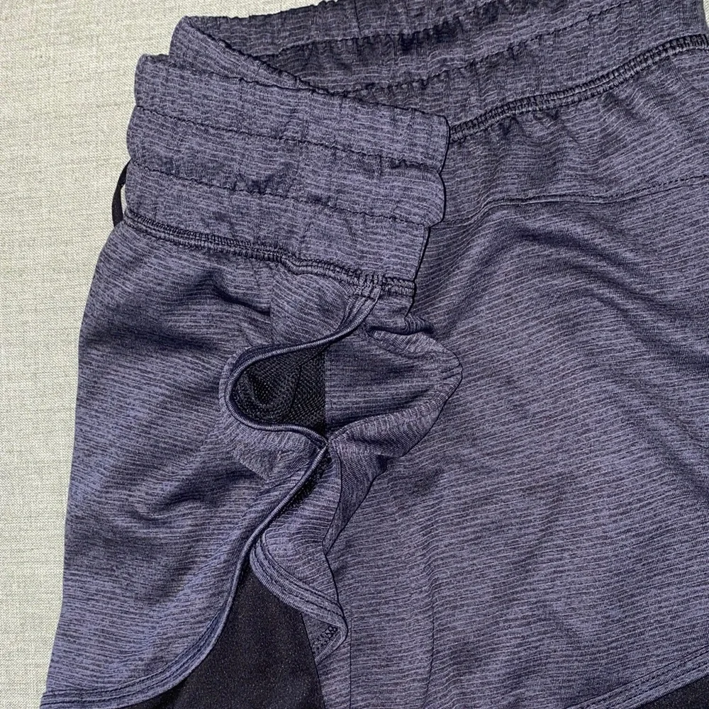 Avia Heather Charcoal Double-Layer Athletic Shorts - Picture 5 of 5
